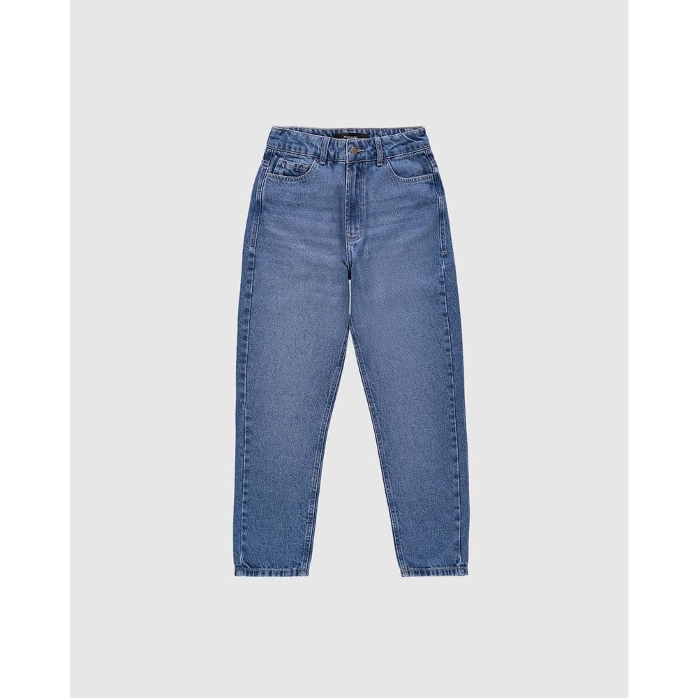 Calça Menina Mom Cintura Alta Em Jeans Malwee Kids em Oferta na Shopee
