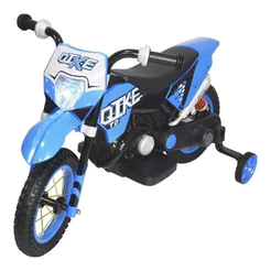 Mini Moto Cross Elétrica Infantil 6v Com Luz E Som Bw083az Cor Azul Voltagem do carregador 110V/220V