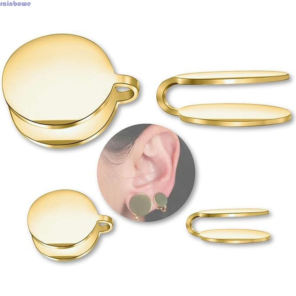 Brincos De Pressão Queloide RAINBOWE , De Cor Preta Não Perfurados , Punho De Orelha De Cartilagem Criativa em Oferta na Shopee