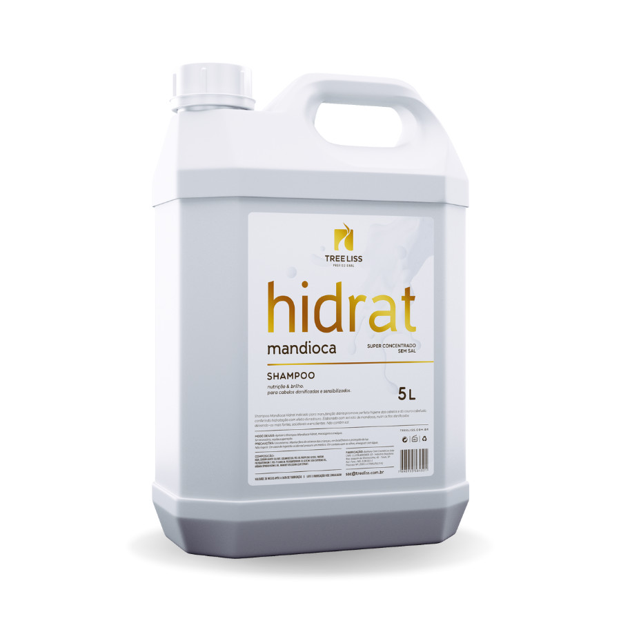 Shampoo Hidratação Capilar Mandioca Lavatório 5L Tree Liss