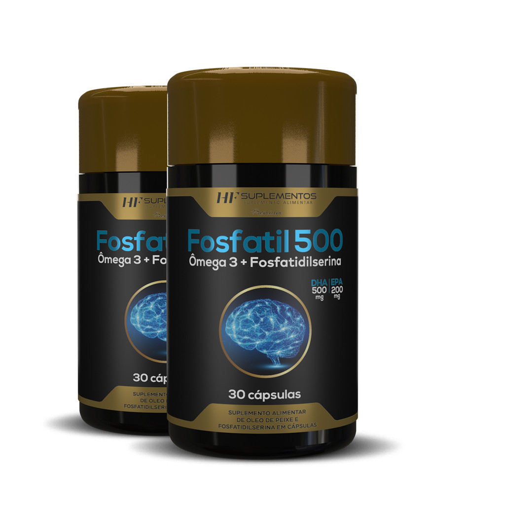 2X FOSFATIL 500 OMEGA 3 + FOSFATILDISERINA 30CAPS HF SUPLEMENTS
