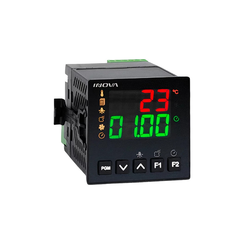 Controlador de Temperatura e Tempo Inova Inv-Yb1-11-J-H para Panificação com Buzzer 80 a 250 Vac
