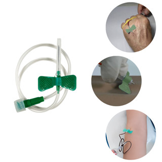 Kit Escalpe 21 G Dispositivo Intravenoso Esteríl Descartavel em Oferta na Shopee