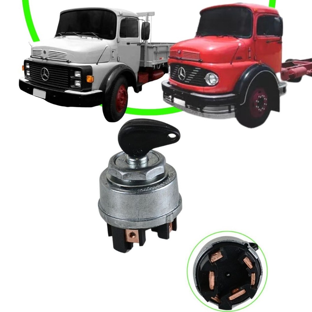 Chave Partida para Mercedes-Benz 1111 / 1113 / 1518 / 2013 Caminhões / Ônibus até 1988 (3455457013)mn em Oferta na Shopee