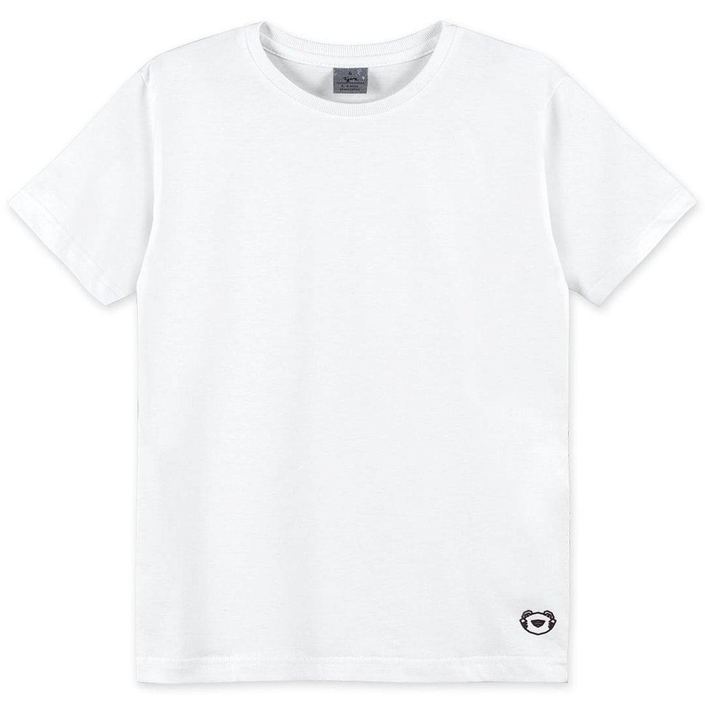 Camiseta Manga Curta Tigor T Tigre Lisa Branco