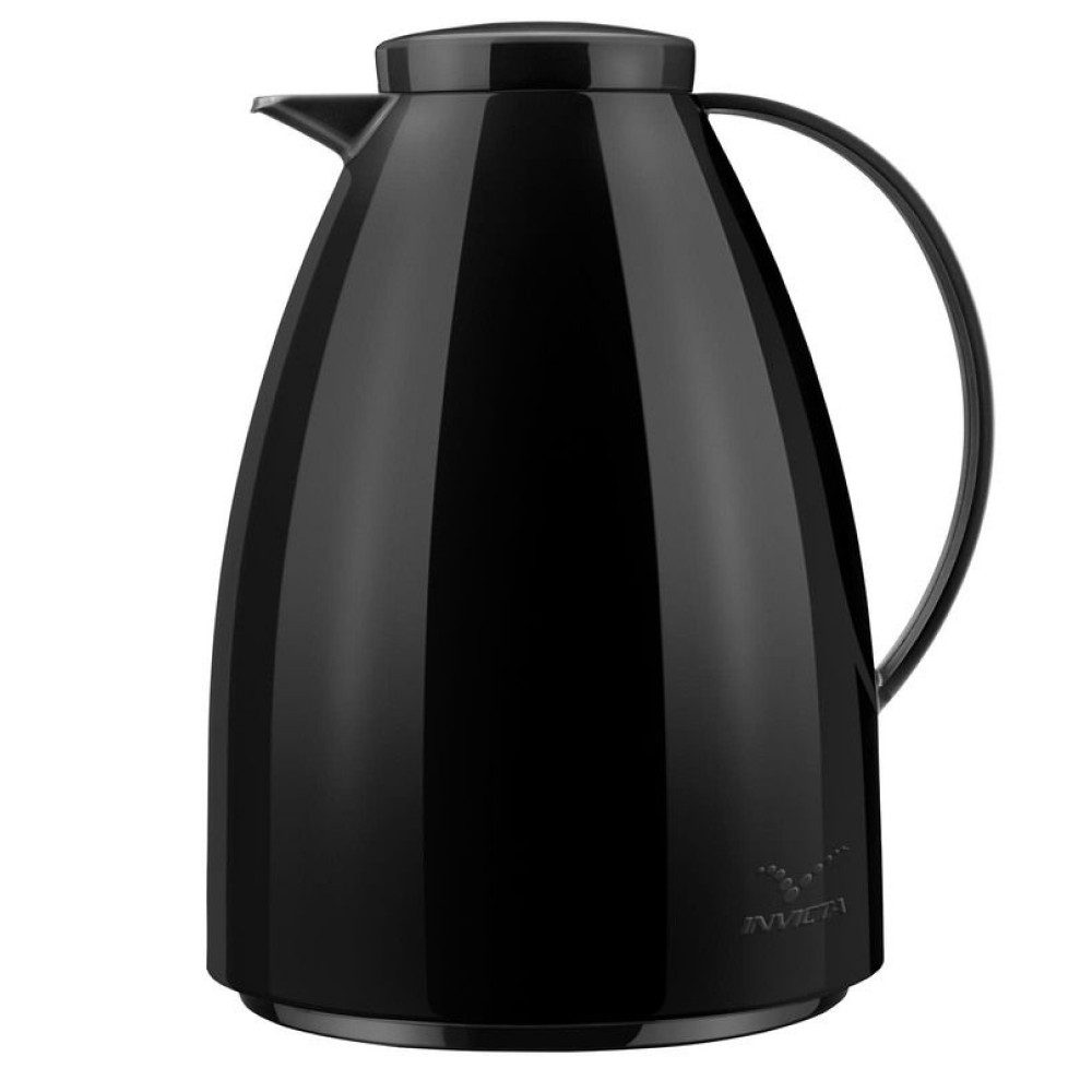 Garrafa Térmica Bule Viena Preto 750ml Invicta Até 6h Quente