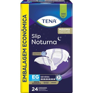 Fralda Geriátrica Tena Slip Noturna EG 24 Unidades em Oferta na Shopee