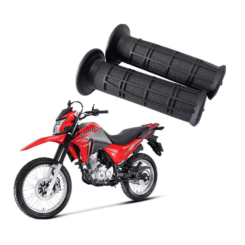 Manopla Punho Moto Xre 190 Nxr Bros 160 Xre 300 16 A 20 Modelo Original Par em Oferta na Shopee