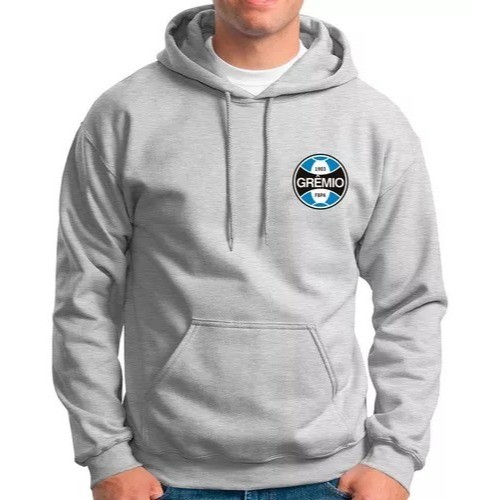 Blusa de Frio do Grêmio Time Brasileiro Moletom Masculino Esportivo Confortável