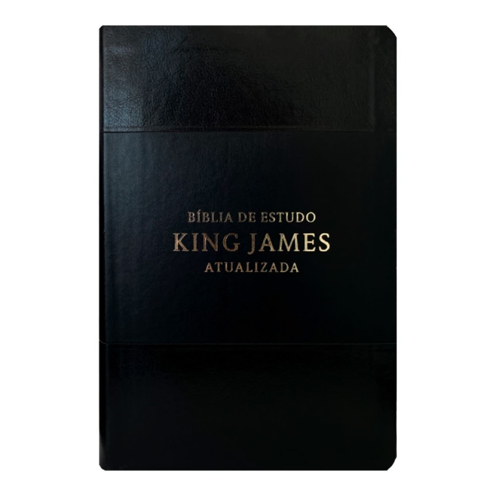 Bíblia de Estudo |  King James Atualizada | Full Color | Capa PU |  Preta em Oferta na Shopee
