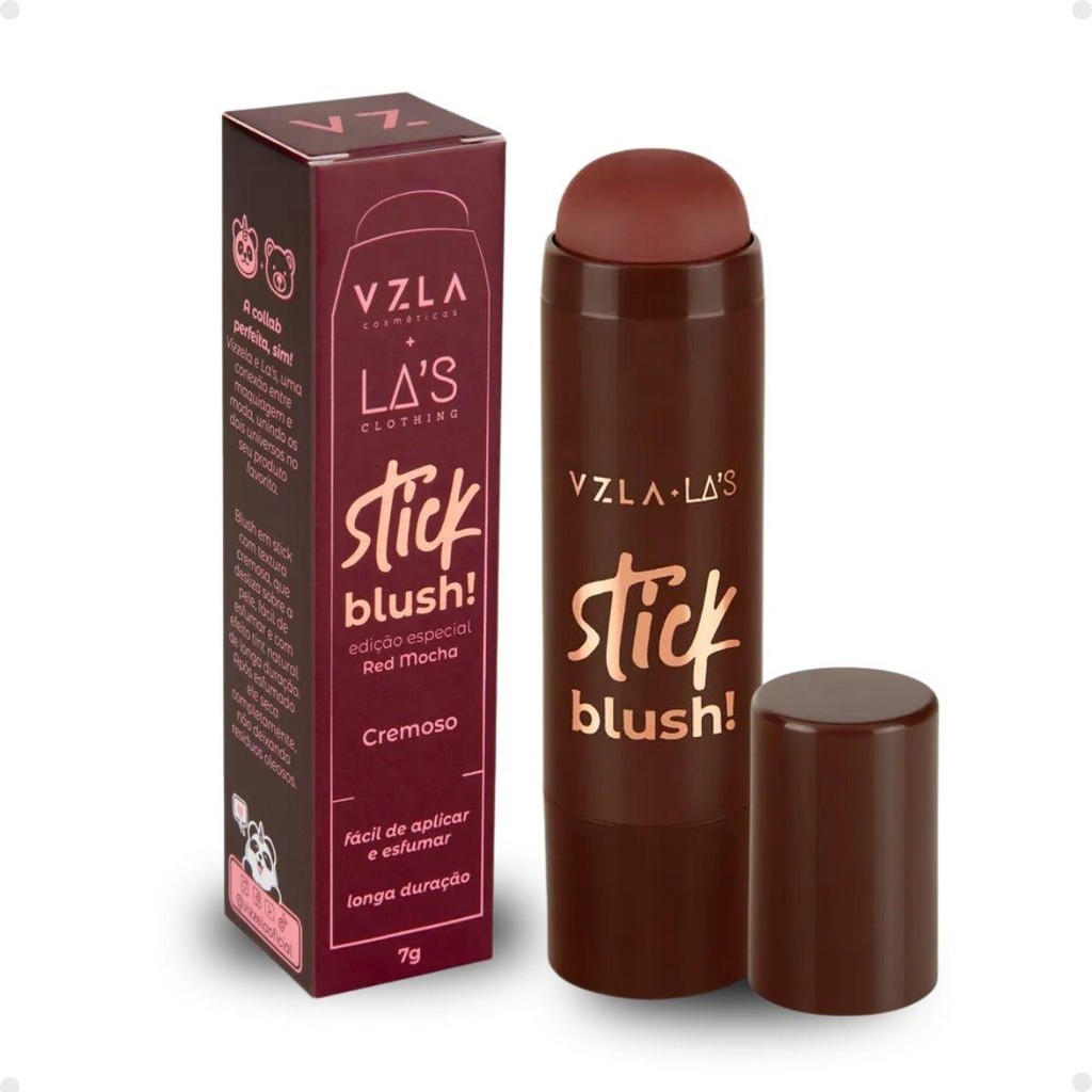 Blush Stick Vizzela La's Clothing Red Mocha Edição Especial 7g