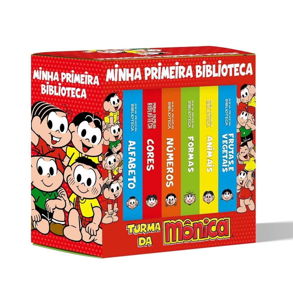 Box - Turma da Mônica Coleção Minha Primeira Biblioteca em Oferta na Shopee