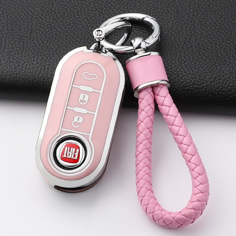 Capa TPU Para Chave De Carro , Fiat 500 DucatoPanda 500L Punto Lancia Musa , Acessórios em Oferta na Shopee