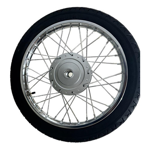 Roda Dianteira Cg Titan Fan 150/160  04/24 Raio 4mm Com Pneu
