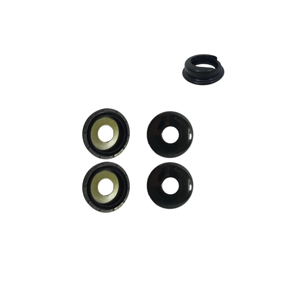 4 Guarda Pó + Guia Balança Quadro Elastico CG Fan Titan em Oferta na Shopee