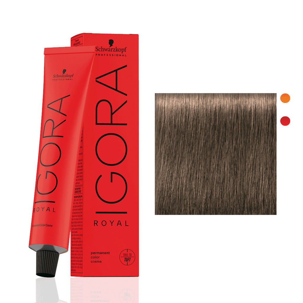 Igora Royal 7-65 Louro Médio Marrom Dourado em Oferta na Shopee
