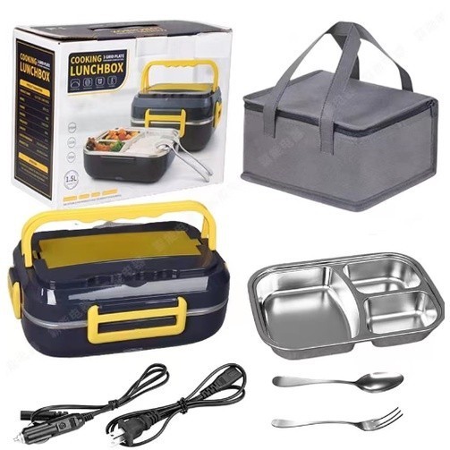 Marmita Elétrica Tomada Para Casa e Para Veicular Carro Uber Casa Inox 110V Envio Imediato