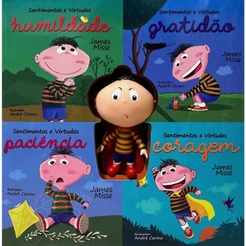 Conjunto - Sentimentos e Virtudes + Boneco Raiva