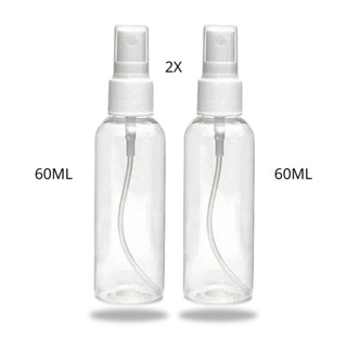 Kit 2 Frasco de Plástico Pet Borrifador Spray 60ml em Oferta na Shopee
