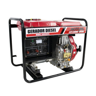 Gerador de Energia a Diesel de 5000w Bivolt 5kva Motomil Mdg-5000 em Oferta na Shopee