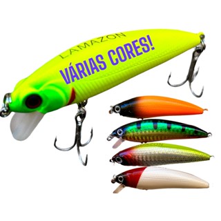 Kit 3 Iscas Artificiais Meia Água - Tambaqui 60 em Oferta na Shopee
