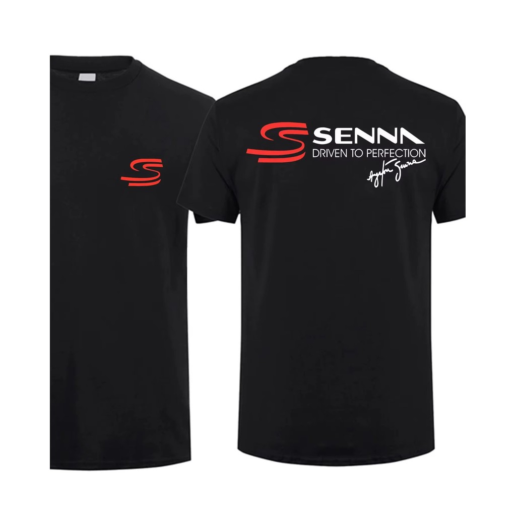 Camiseta AYRTON SENNA DRIVEN TO PERFECTION ENVIO IMEDIATO em Oferta na Shopee