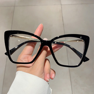 Óculos Anti-Luz Azul Olho De Gato , Armação Grande , Femininos Da Moda em Oferta na Shopee
