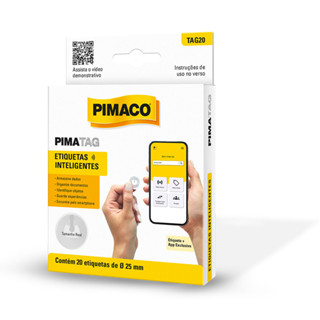 Etiqueta inteligente Pimatag NFC TAG20 com 20 unidades - Pimaco em Oferta na Shopee