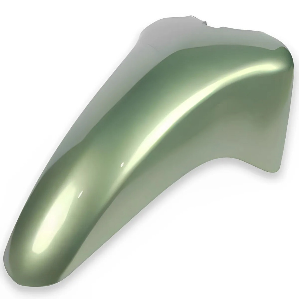 Paralama Dianteiro Compatível Moto Honda Biz 125 Ks/Es 2011 ABS 100% Virgem Cor Verde Metálico