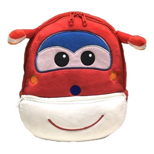 Mochila Pre Escola Super Wings - Is31975sw Desenho do tecido:Super Wings;Cor:Vermelho