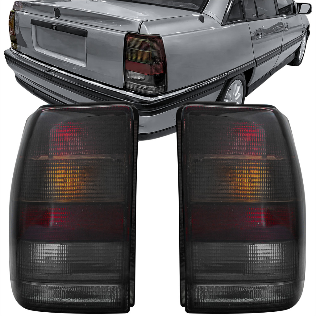 Par Lanterna Traseira de Tras Chevrolet Omega 1993 1994 1995 1996 1997 1998 Cor Fumê