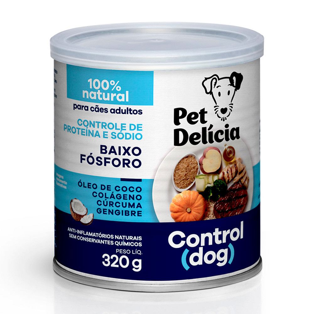 Ração Úmida Para Cães Adultos Pet Delícia Control Dog 320g