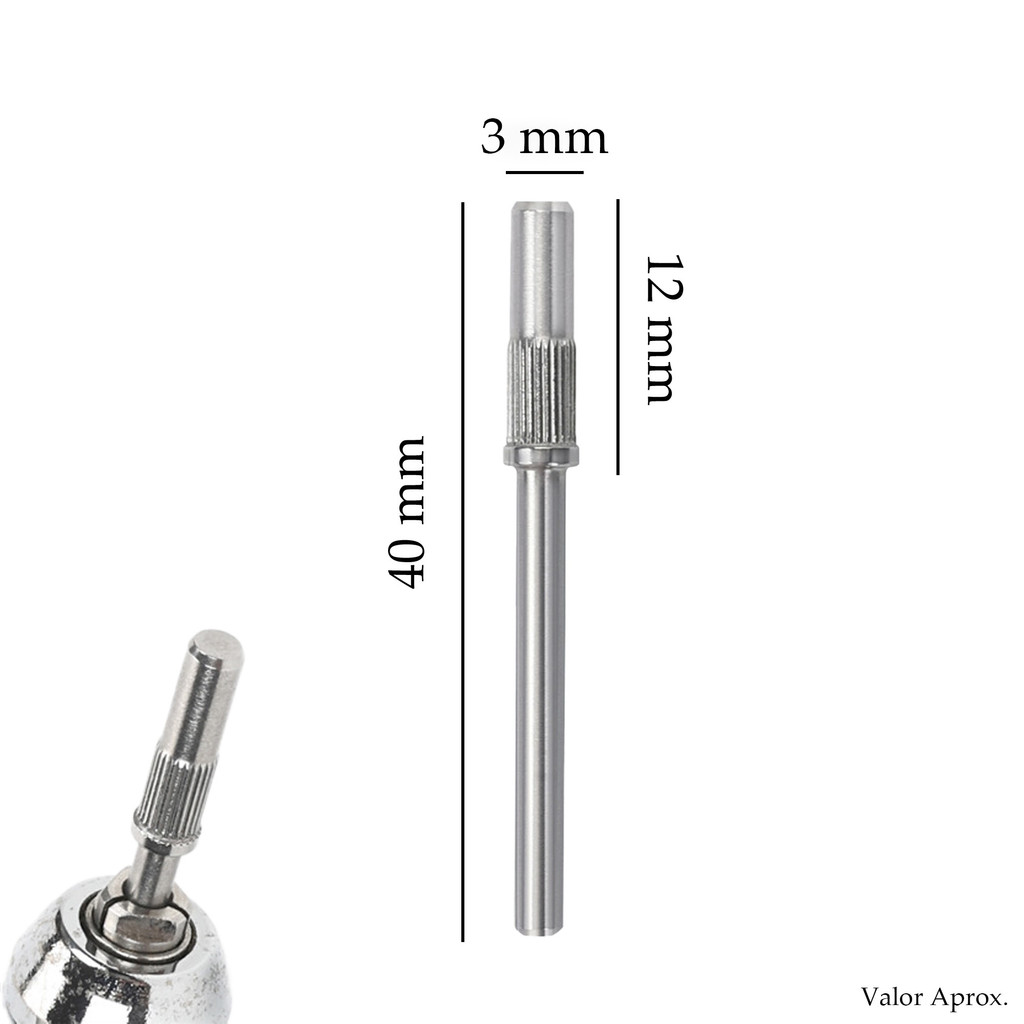 Kit Broca Mandril Caixa 50 Refil De Lixa Premium para Motor Lixadeira
