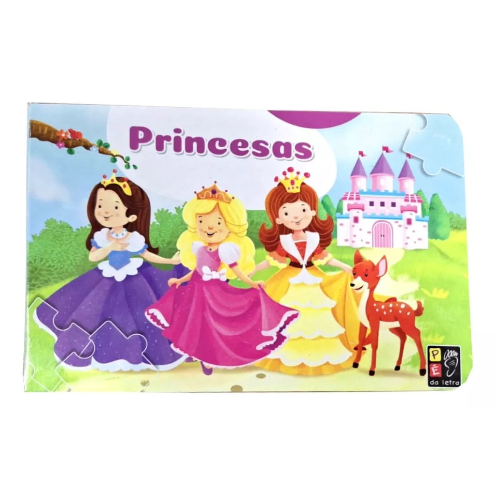 Livro Quebra-cabeça - Princesas