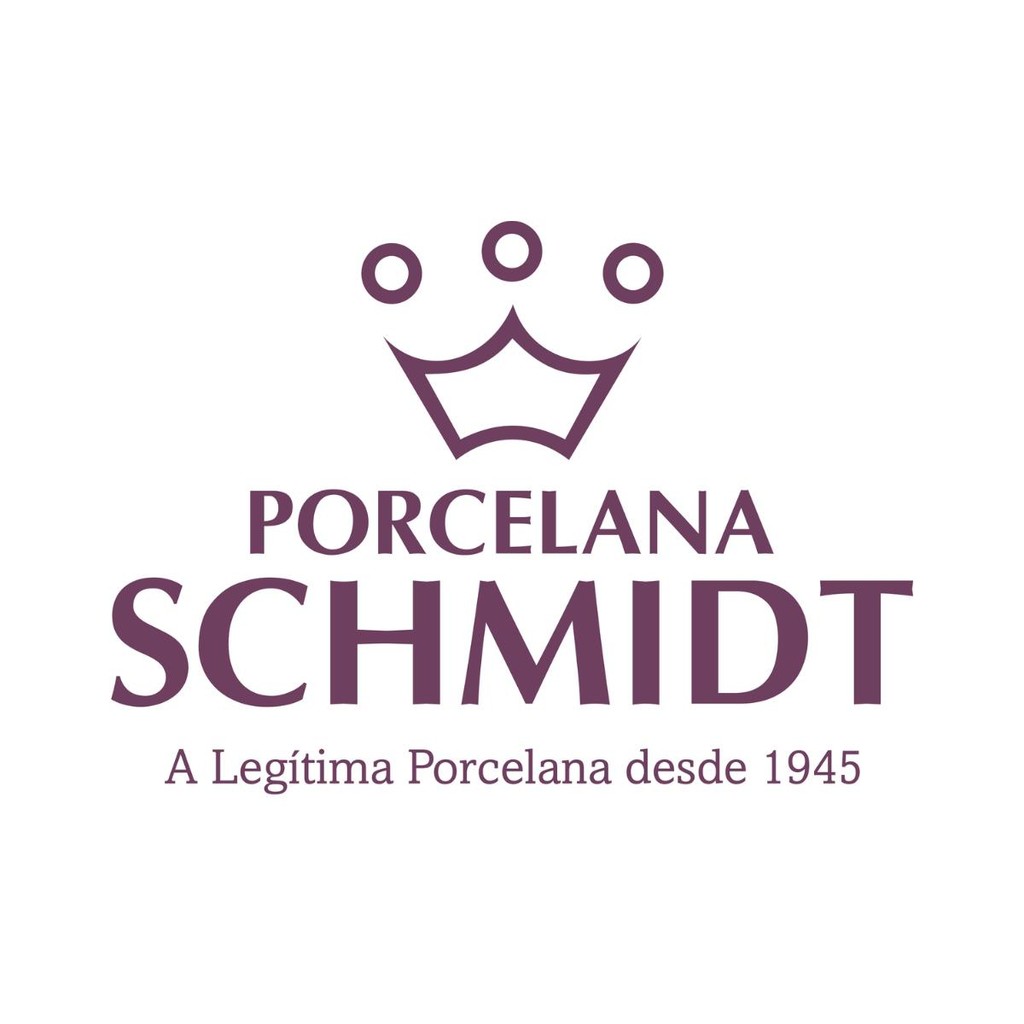 Prato de Sobremesa Prisma Branco 20,5 cm Porcelana Schmidt · foto 2
