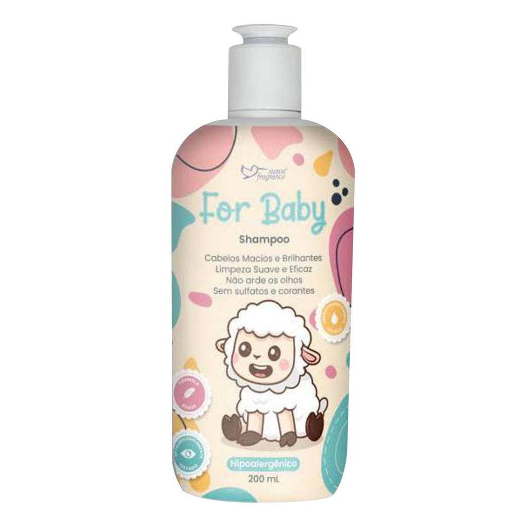 Shampoo For Baby Suave Fragrance Cosméticos Linha Para Bebê