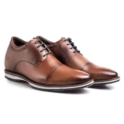 Sapato Liverpool Alth Couro Rafarillo Aumenta Altura 7cm