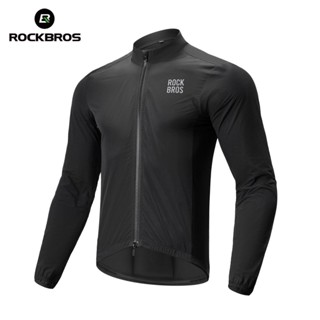 ROCKBROS Jaqueta Corta-Vento Para Ciclismo À Prova De Bicicleta De Estrada Manga Comprida Respirável E Confortável Top M em Oferta na Shopee