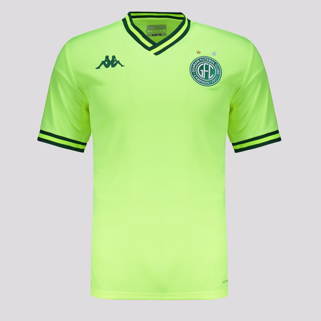 Camisa Kappa Guarani I 2025 Goleiro em Oferta na Shopee