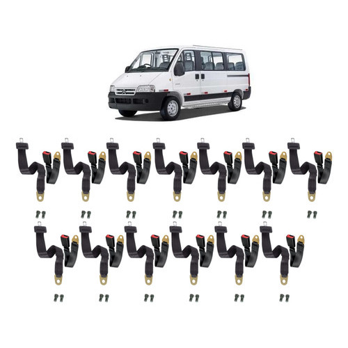 13 Cinto Segurança 2 Pontos Universal Salão Citroen Jumper