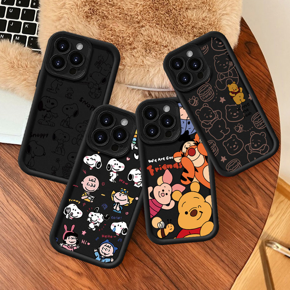 Capa Do Urso Winnie The Pooh Para Samsung Galalxy A16 A06 A55 A15 A14 A53 A54 A36 A25 A32 A12 A22 A05S A05 A04S A23 A03 