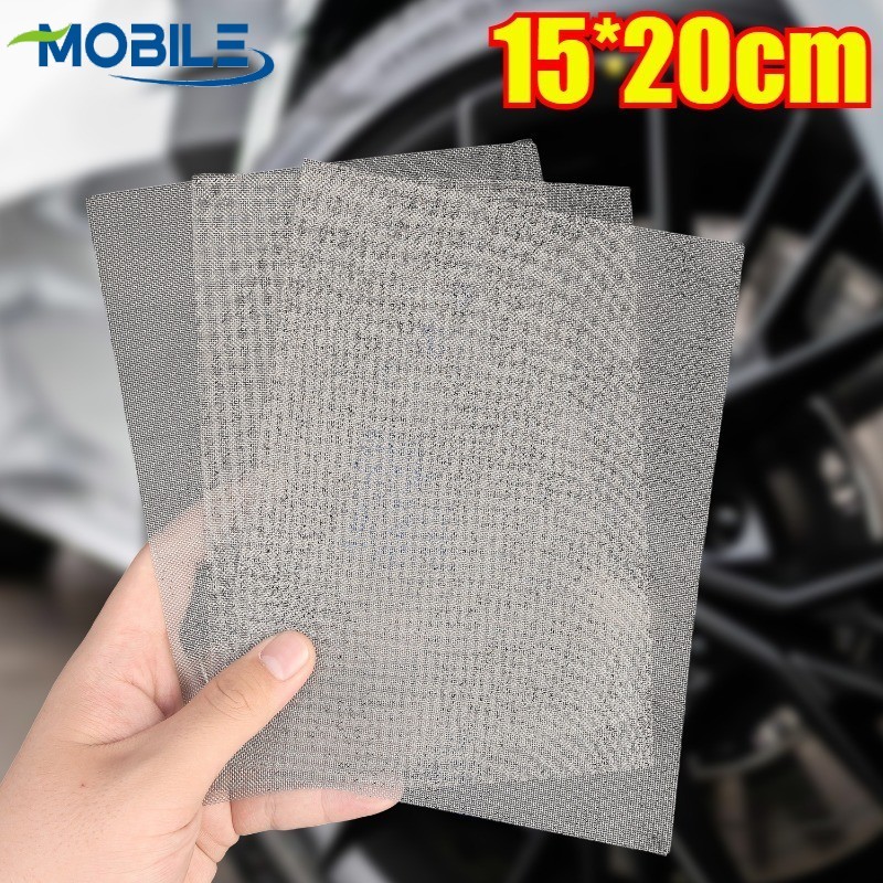 Malha De Arame Para Reparo De-Choque De Carro Resistente-Rede De Fio De Aço De 15x20cm , Instalação DIY De Corte Fácil K