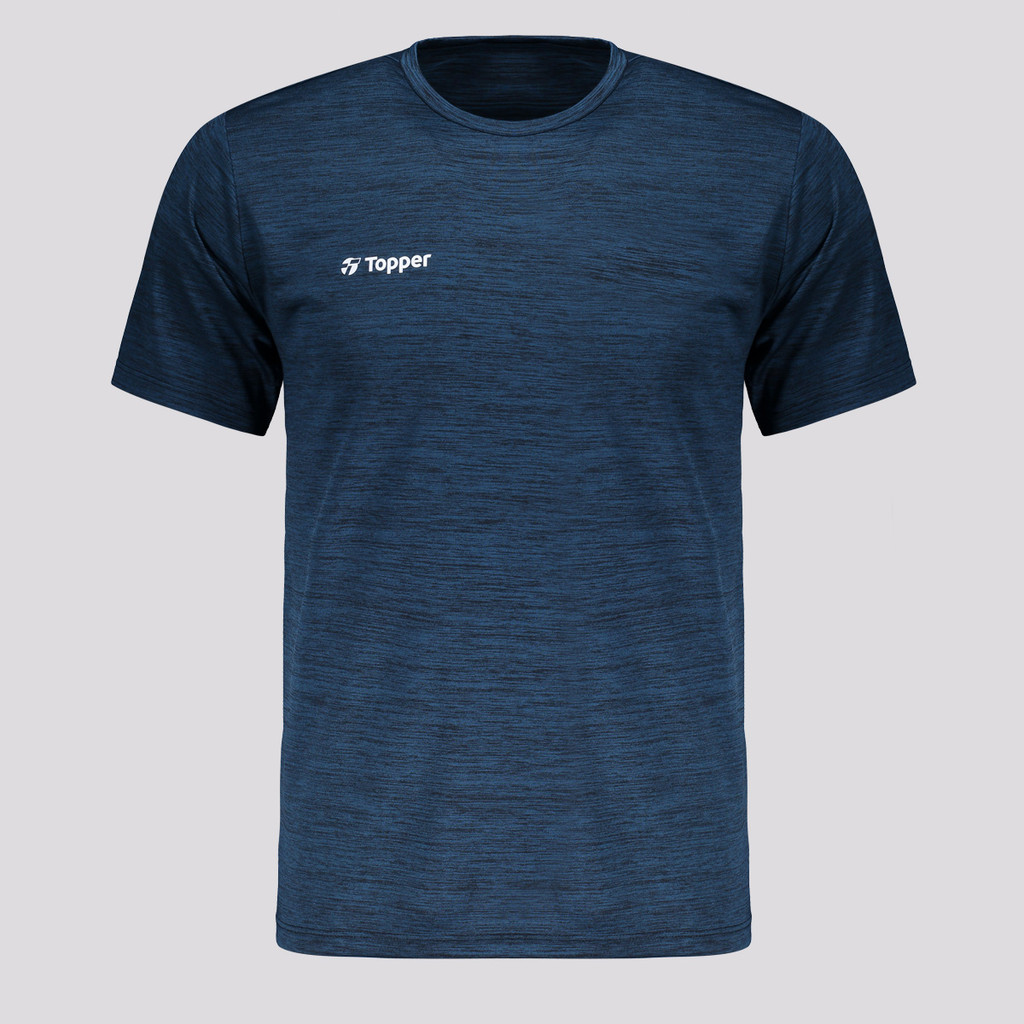 Camiseta Topper Treino Classic Azul em Oferta na Shopee