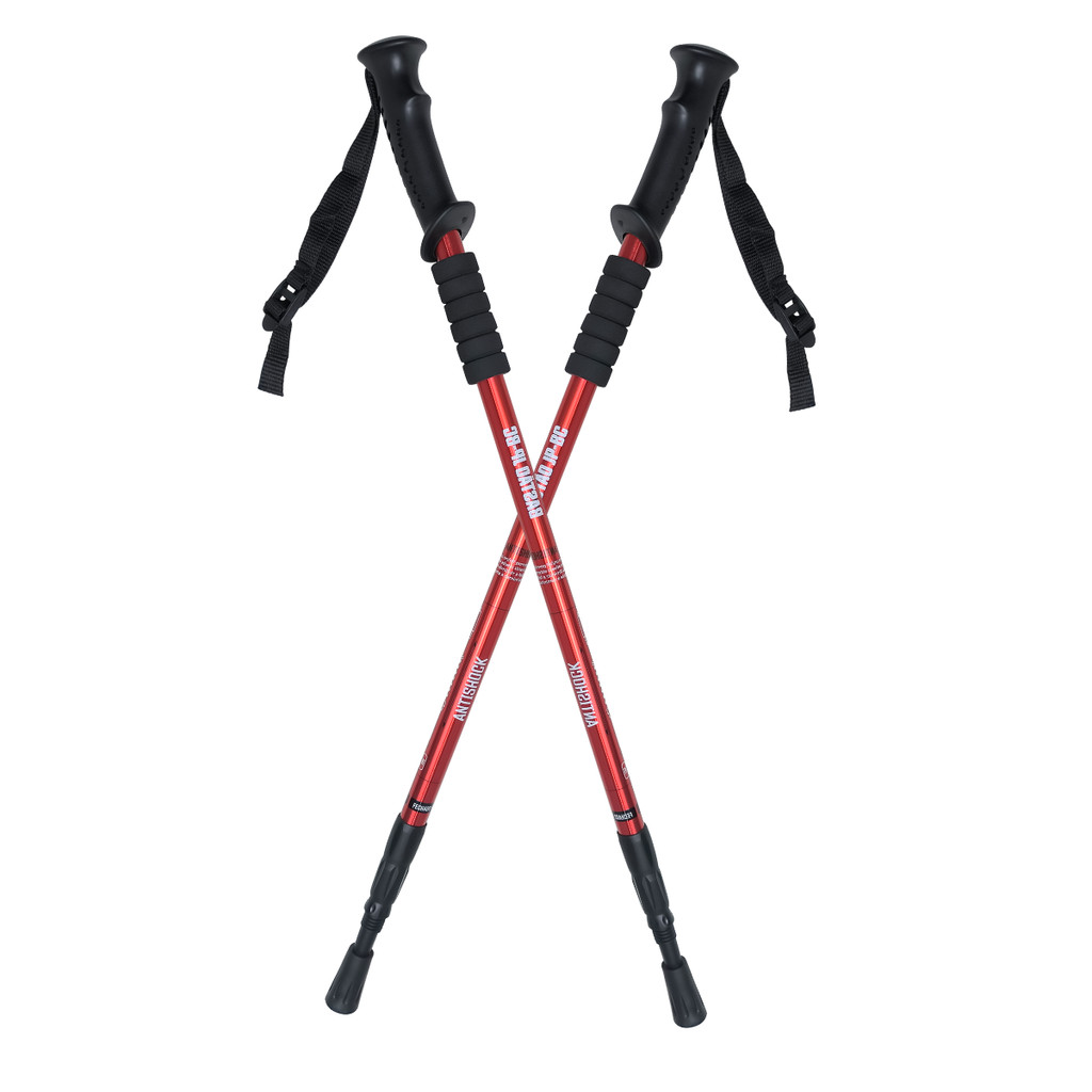 KIT 2 BASTÃO DE CAMINHADA ANTISHOCK JP-BC