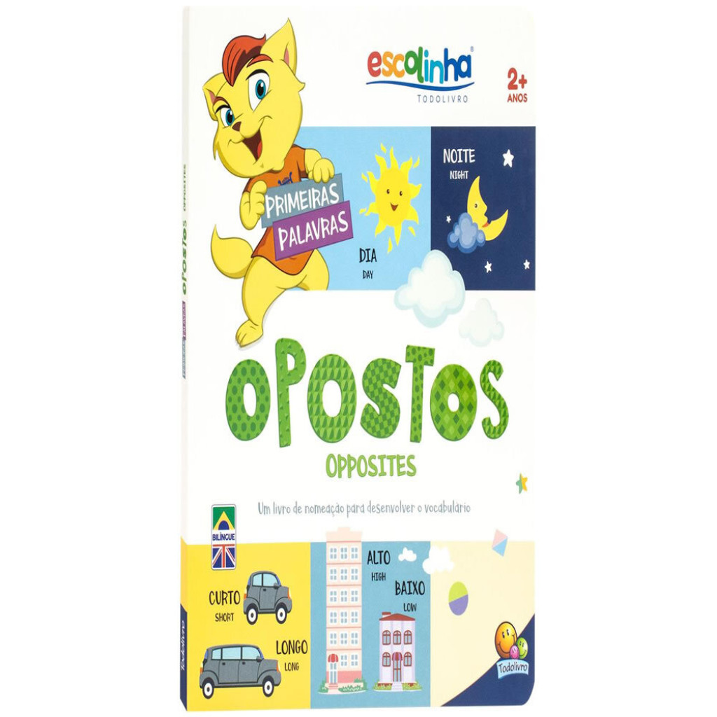 PRIMEIRAS PALAVRAS OPOSTOS (ESCOLINHA TODOLIVRO) em Oferta na Shopee