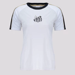 Camisa Santos Estaca Feminina Off White