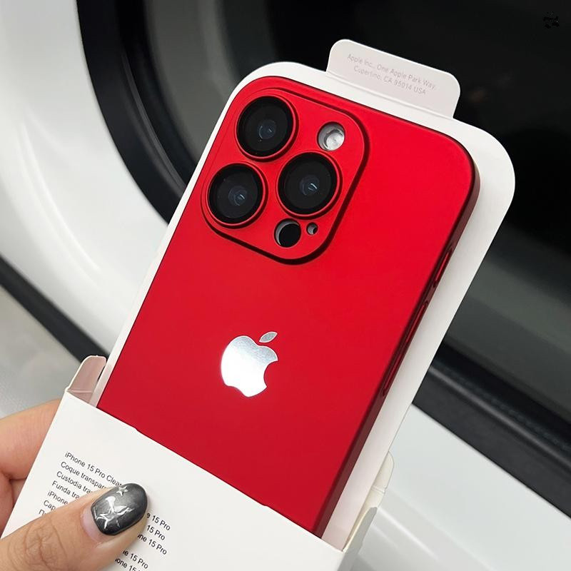 Capa De Luxo Para Telefone Ultra-Fino Fosco IPhone 16 Pro MAX 13 12 11 14 15 Plus