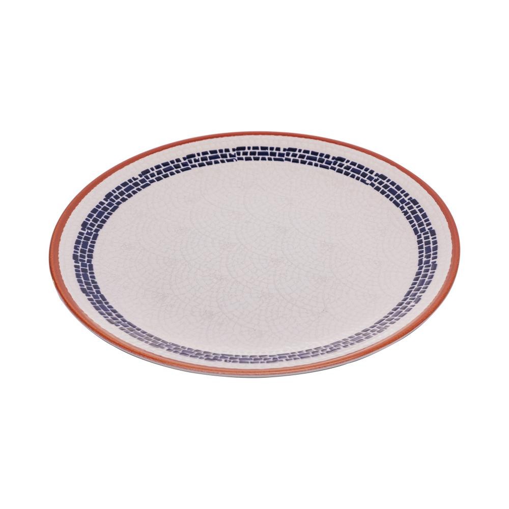 Prato para Sobremesa Wolff Village de Cerâmica Creme 20cm em Oferta na Shopee