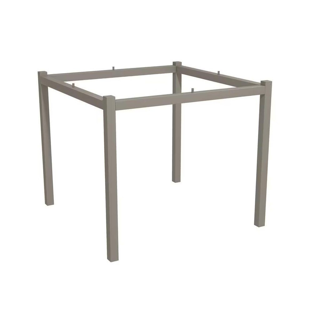 Base Mesa de Jantar Reno M002 AÇO s/Tampo Niquel - Kappesberg em Oferta na Shopee