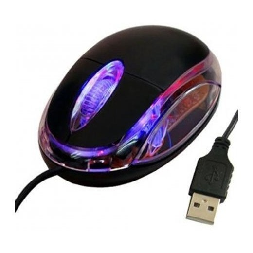 Mouse óptico com fio para PC Celular 1000 dpi Alta Sensibilidade